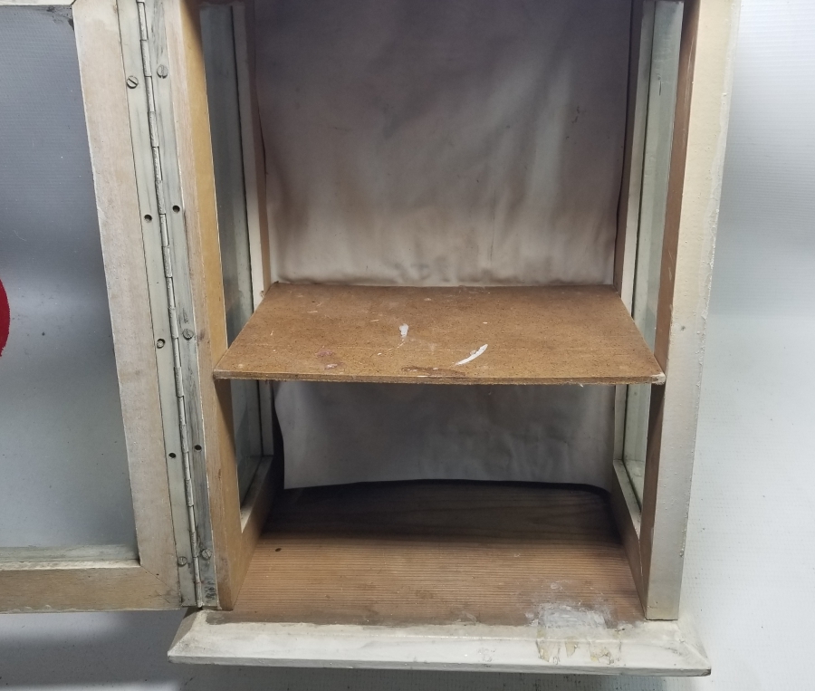 ANTİKA AHŞAP ECZA DOLABI