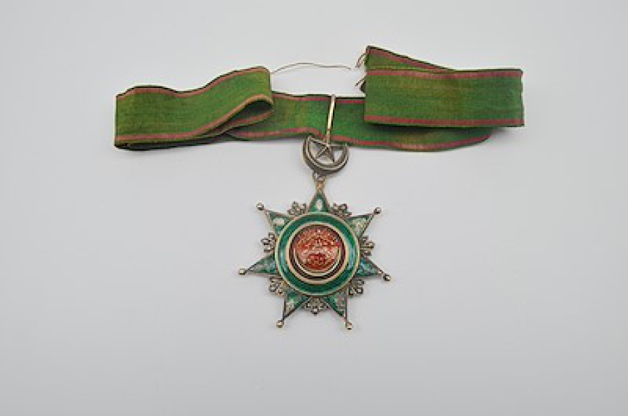 ÇOK NADİR 3. DERECE İPEK NİŞAN-I OSMANİ ASKISI