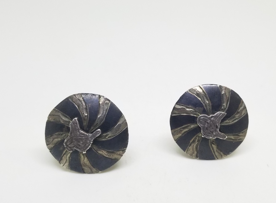 ÜZERİ TUĞRALI OSMANLI DÖNEMİ GÜMÜŞ KÜPE