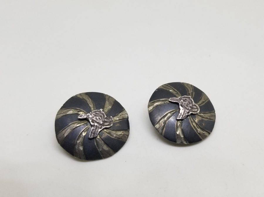 ÜZERİ TUĞRALI OSMANLI DÖNEMİ GÜMÜŞ KÜPE