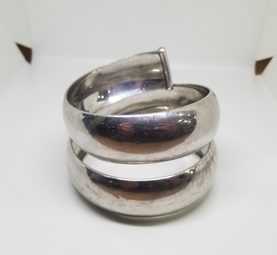 ÖZEL YAPIM ANTİKA GÜMÜŞ BİLEZİK - BİLEKLİK