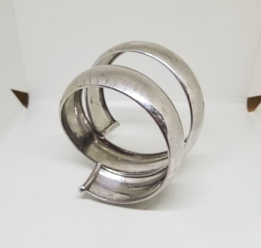 ÖZEL YAPIM ANTİKA GÜMÜŞ BİLEZİK - BİLEKLİK