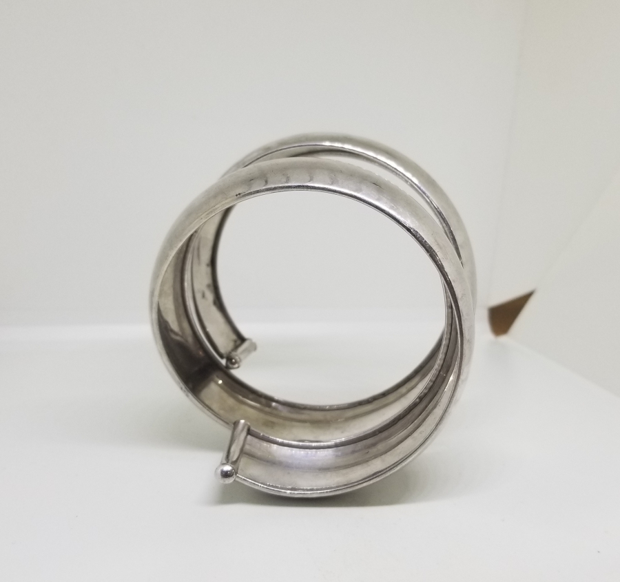 ÖZEL YAPIM ANTİKA GÜMÜŞ BİLEZİK - BİLEKLİK