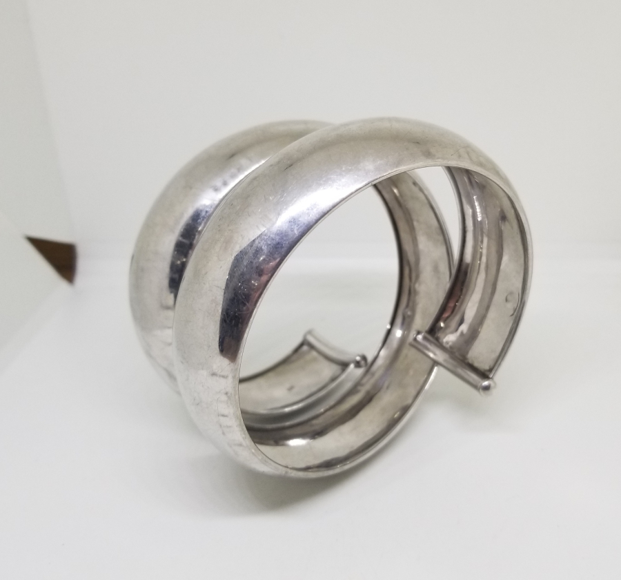 ÖZEL YAPIM ANTİKA GÜMÜŞ BİLEZİK - BİLEKLİK