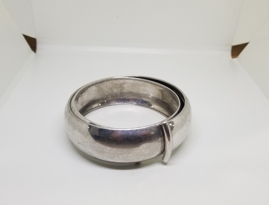 ÖZEL YAPIM ANTİKA GÜMÜŞ BİLEZİK - BİLEKLİK