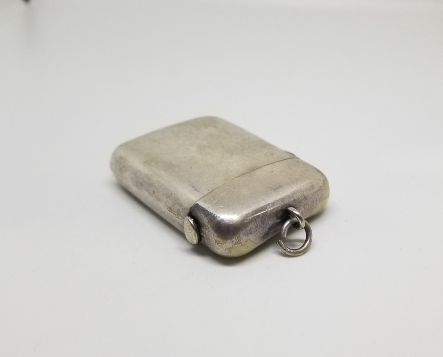 ANTİKA GÜMÜŞ KAPLAMA ANTİKA KİBRİTLİK