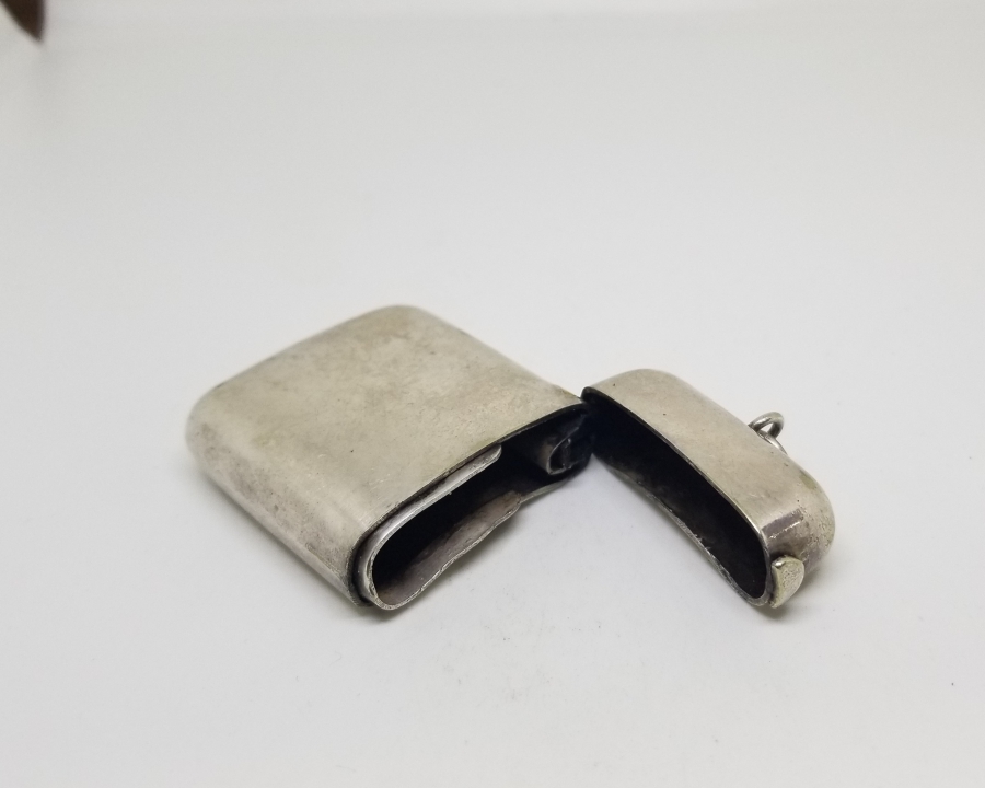 ANTİKA GÜMÜŞ KAPLAMA ANTİKA KİBRİTLİK