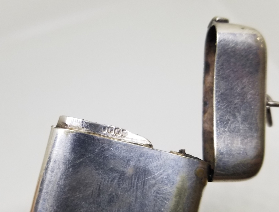 ANTİKA GÜMÜŞ KAPLAMA ANTİKA KİBRİTLİK