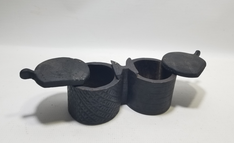 OSMANLI DÖNEMİ ÇİFT GÖZLÜ KAHVE KUTUSU