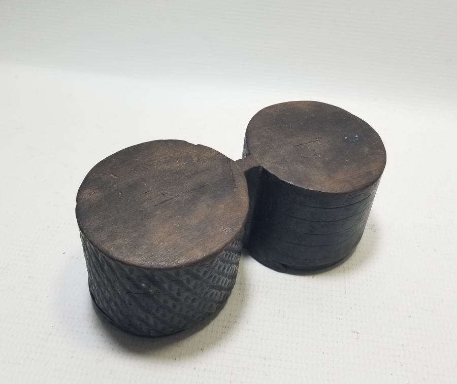 OSMANLI DÖNEMİ ÇİFT GÖZLÜ KAHVE KUTUSU