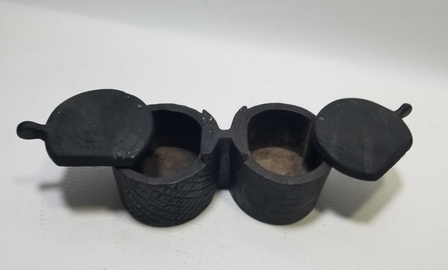 OSMANLI DÖNEMİ ÇİFT GÖZLÜ KAHVE KUTUSU