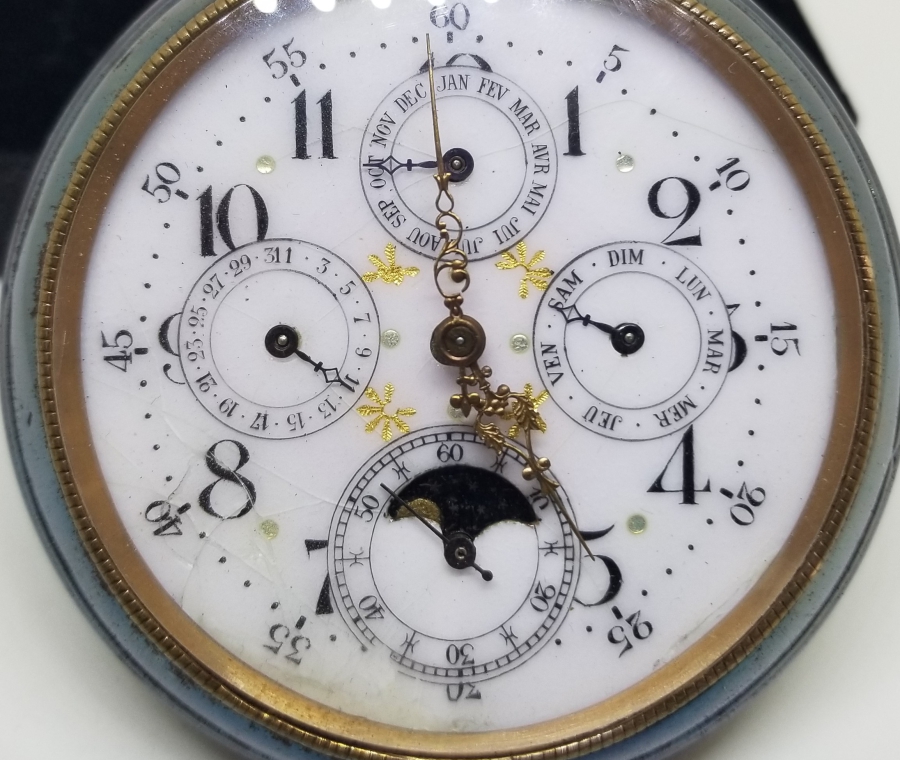 OSMANLI DÖNEMİ ÇOK NADİR DEV BOYDA NADİR MEHTAPLI CEP SAATİ