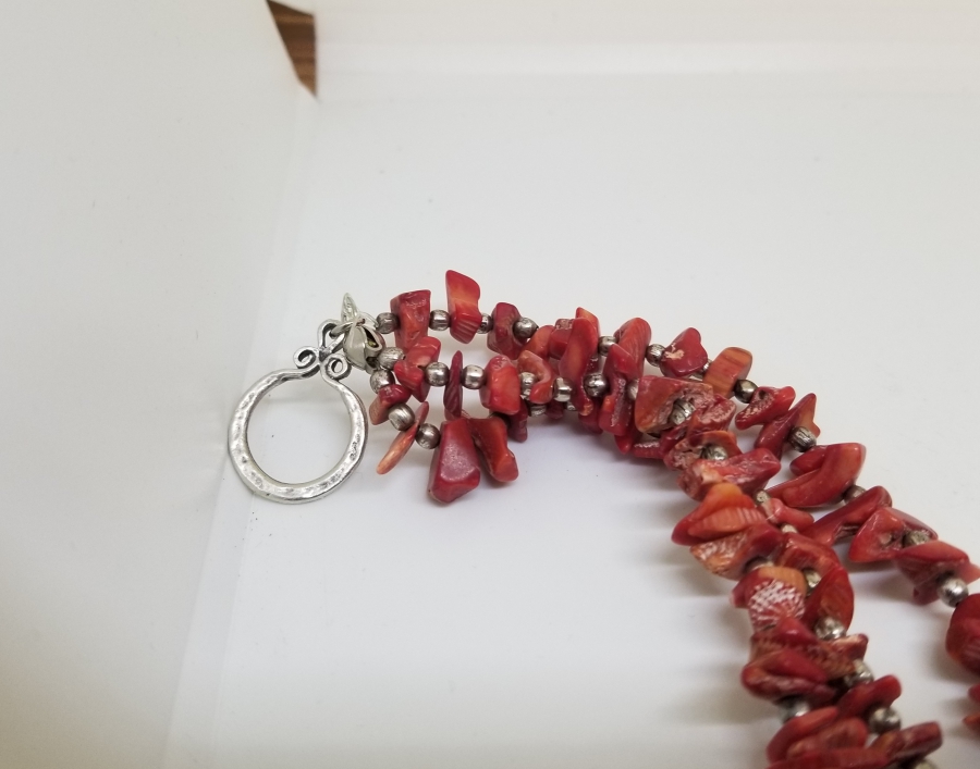 ÖZEL YAPIM ANTİKA MERCAN GERDANLIK