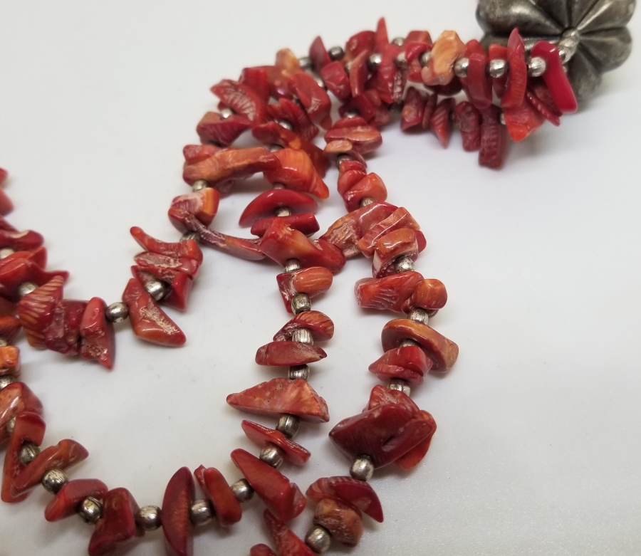 ÖZEL YAPIM ANTİKA MERCAN GERDANLIK