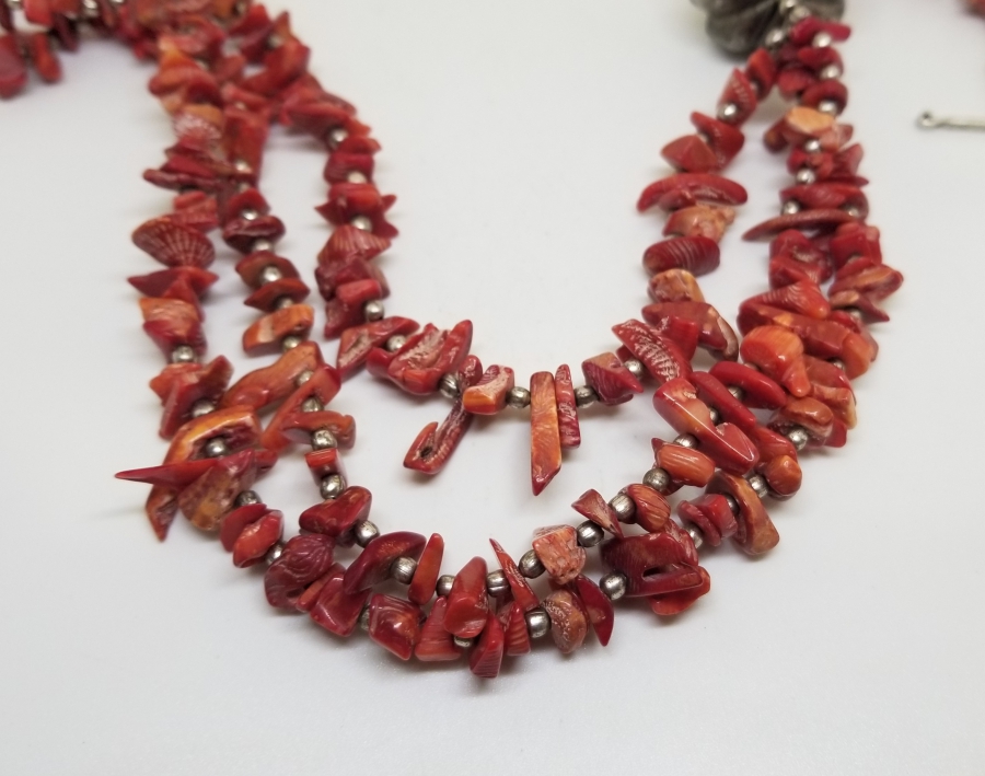 ÖZEL YAPIM ANTİKA MERCAN GERDANLIK