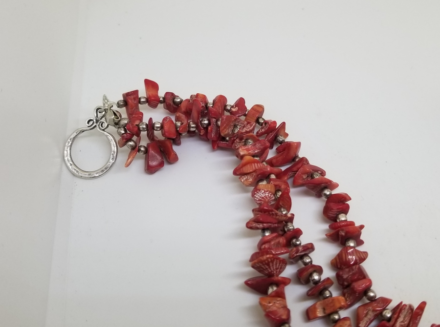 ÖZEL YAPIM ANTİKA MERCAN GERDANLIK