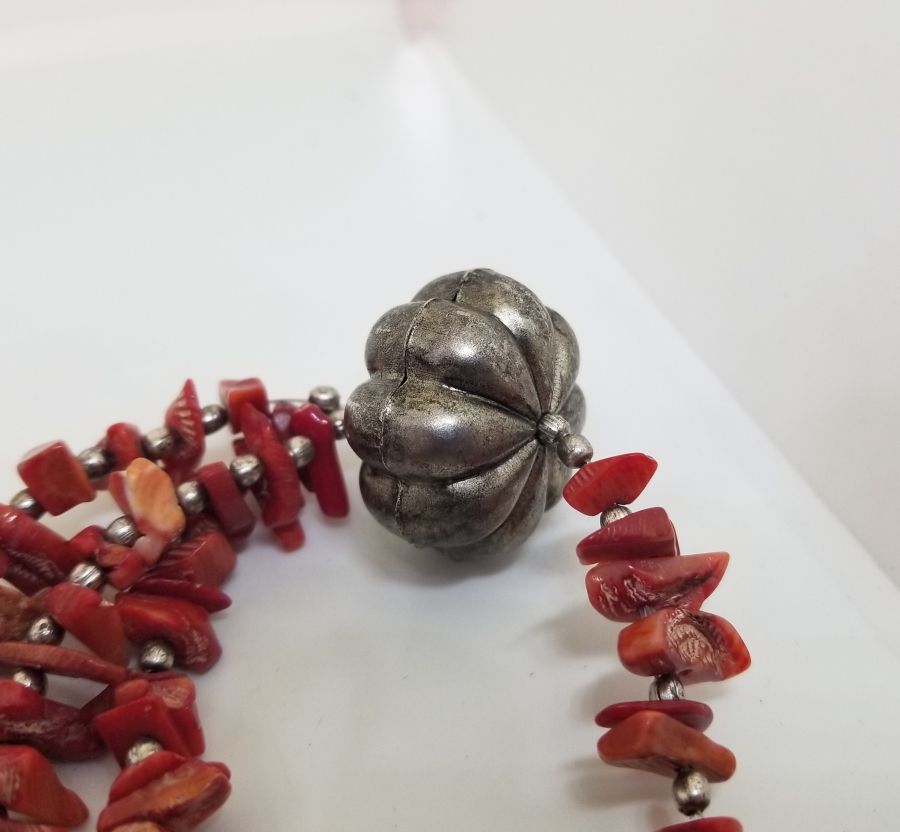 ÖZEL YAPIM ANTİKA MERCAN GERDANLIK