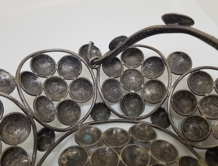 ABDÜLHAMİD VE MEHMED REŞAD HAN DÖNEMİ GÜMÜŞ PARALARDAN YAPILMIŞ OSMANLI DÖNEMİ GÜMÜŞ BAYRAM ŞEKERLİĞİ