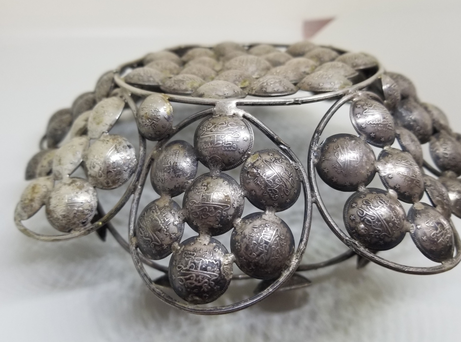 ABDÜLHAMİD VE MEHMED REŞAD HAN DÖNEMİ GÜMÜŞ PARALARDAN YAPILMIŞ OSMANLI DÖNEMİ GÜMÜŞ BAYRAM ŞEKERLİĞİ