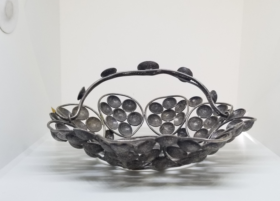 ABDÜLHAMİD VE MEHMED REŞAD HAN DÖNEMİ GÜMÜŞ PARALARDAN YAPILMIŞ OSMANLI DÖNEMİ GÜMÜŞ BAYRAM ŞEKERLİĞİ