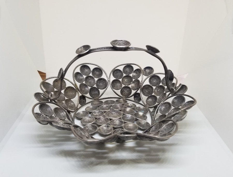 ABDÜLHAMİD VE MEHMED REŞAD HAN DÖNEMİ GÜMÜŞ PARALARDAN YAPILMIŞ OSMANLI DÖNEMİ GÜMÜŞ BAYRAM ŞEKERLİĞİ