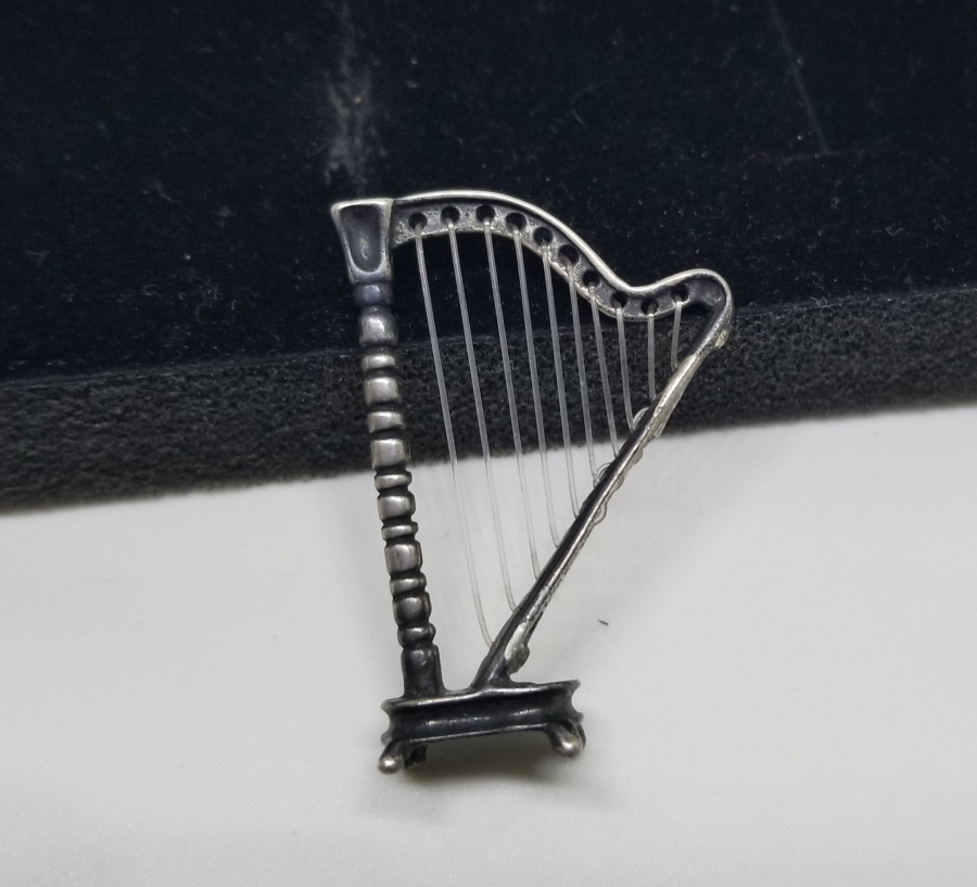 ANTİKA GÜMÜŞ MİNYATÜR ARP