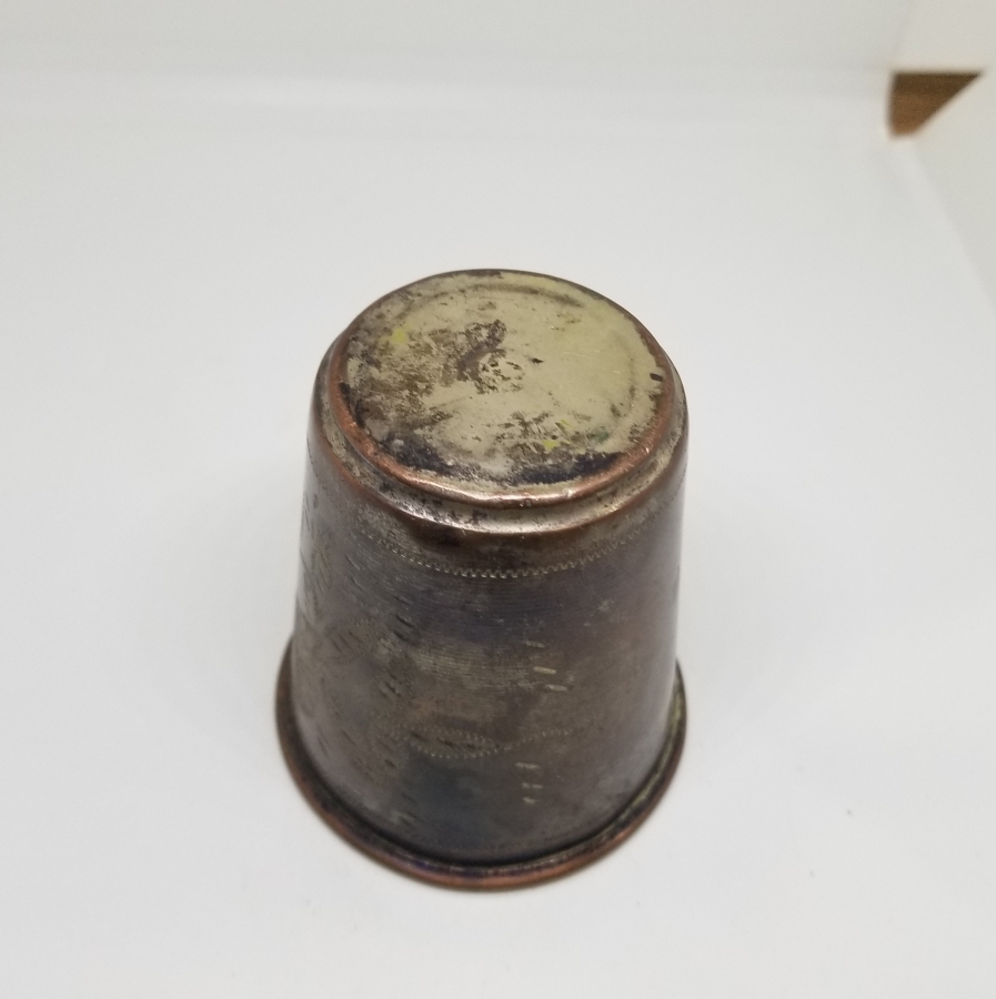 ÜZERİ KALEM İŞÇİLİKLİ OSMANLI DÖNEMİ SU BARDAĞI