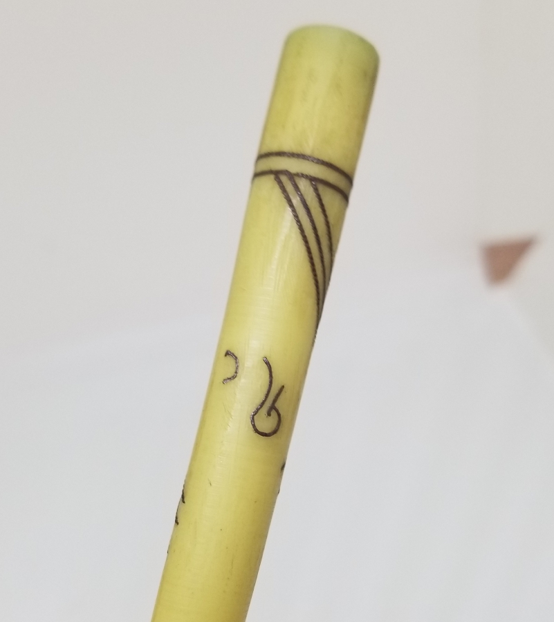 OSMANLI DÖNEMİ GÜMÜŞ ÇAKMA İŞÇİLİKLİ VE OSMANLICA YAZILI AFYON YAPIMI SİGARA AĞIZLIĞI