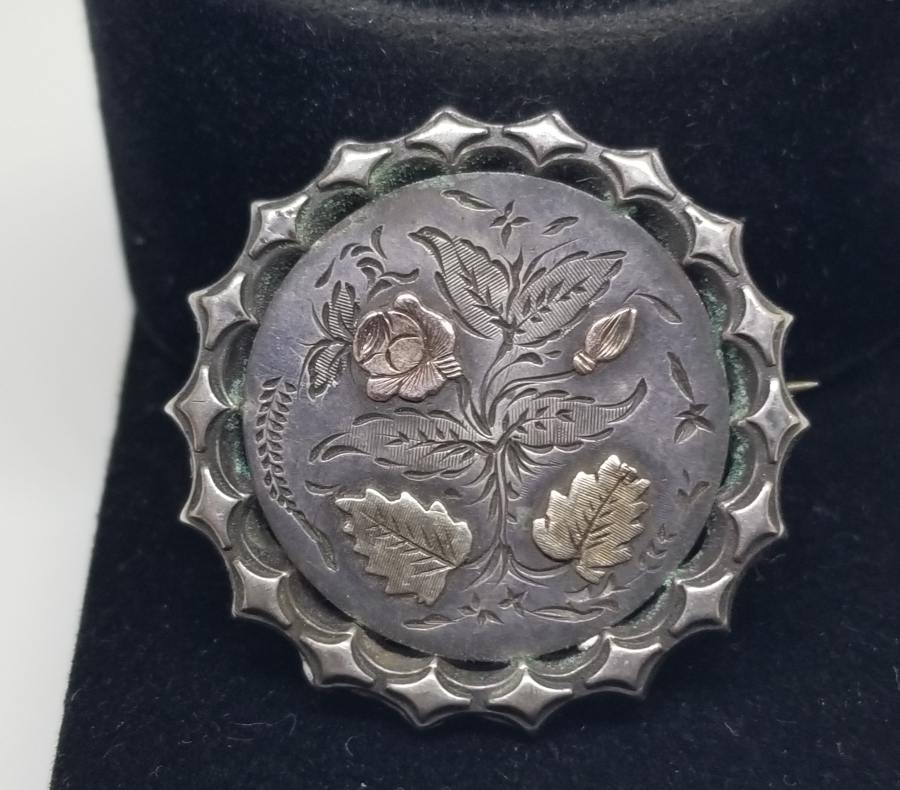 GÜMÜŞ VE ALTIN İŞÇİLİKLİ OSMANLI DÖNEMİ NADİR BROŞ