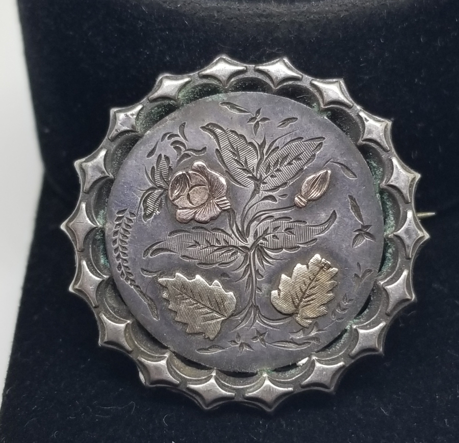 GÜMÜŞ VE ALTIN İŞÇİLİKLİ OSMANLI DÖNEMİ NADİR BROŞ