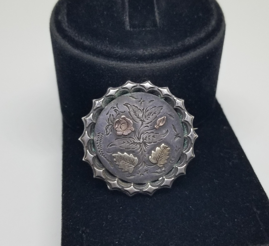 GÜMÜŞ VE ALTIN İŞÇİLİKLİ OSMANLI DÖNEMİ NADİR BROŞ