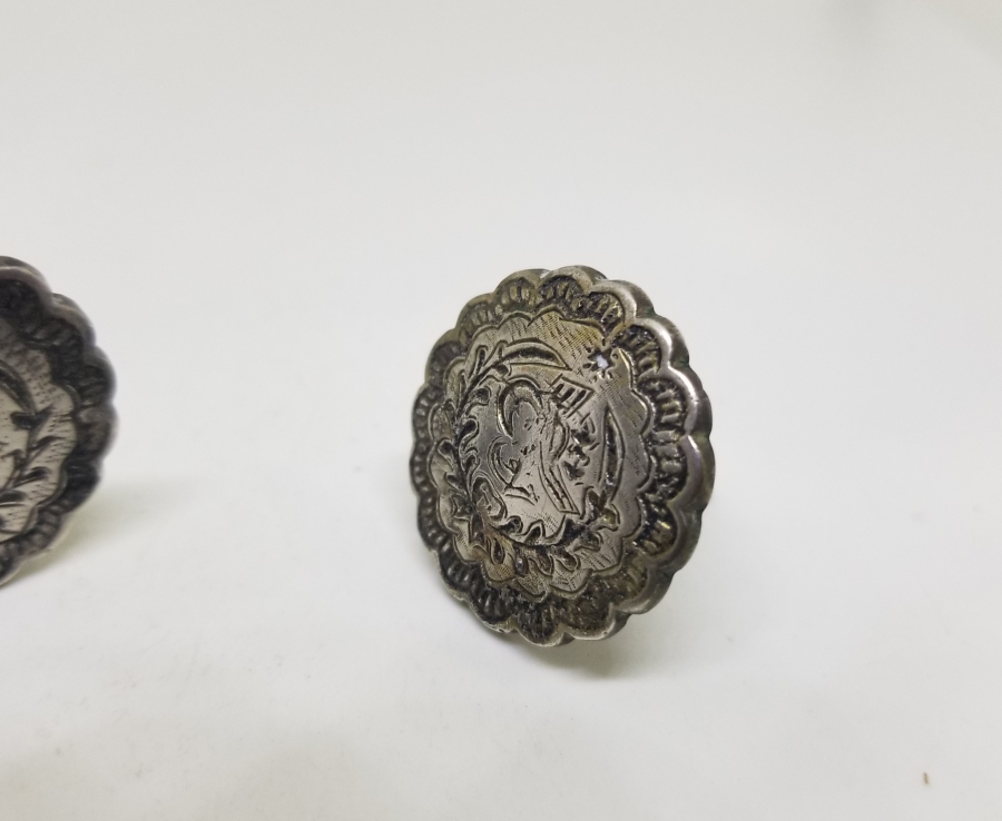 SALTANAT ÇELENKLİ VE TUĞRALI OSMANLI DÖNEMİ GÜMÜŞ KÜPE