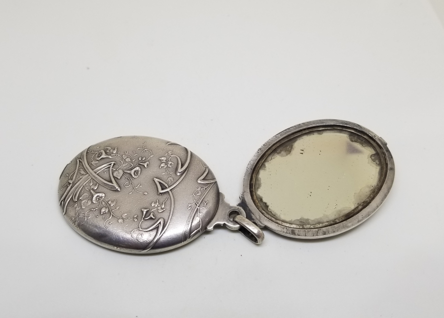 1900 BAŞLARI NADİR ANTİKA KOLYE AYNA