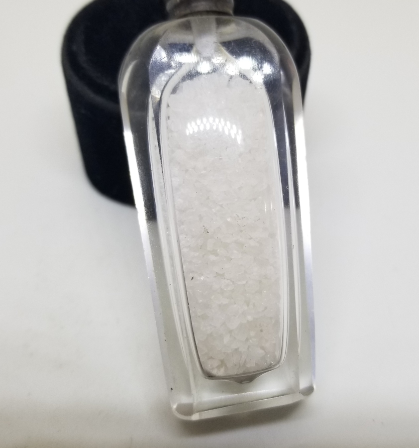 OSMANLI DÖNEMİ ÇOK NADİR GÜMÜŞ KAPAKLI GÜL YAĞI ŞİŞESİ