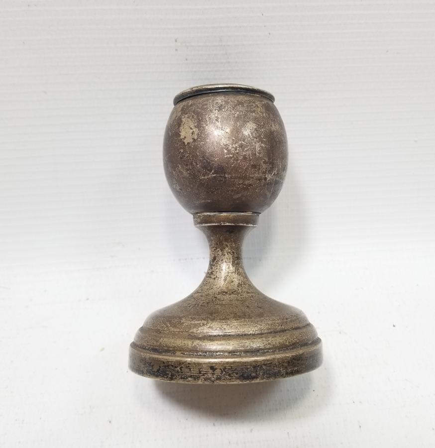 ANTİKA GÜMÜŞ AYAKLI MUMLUK