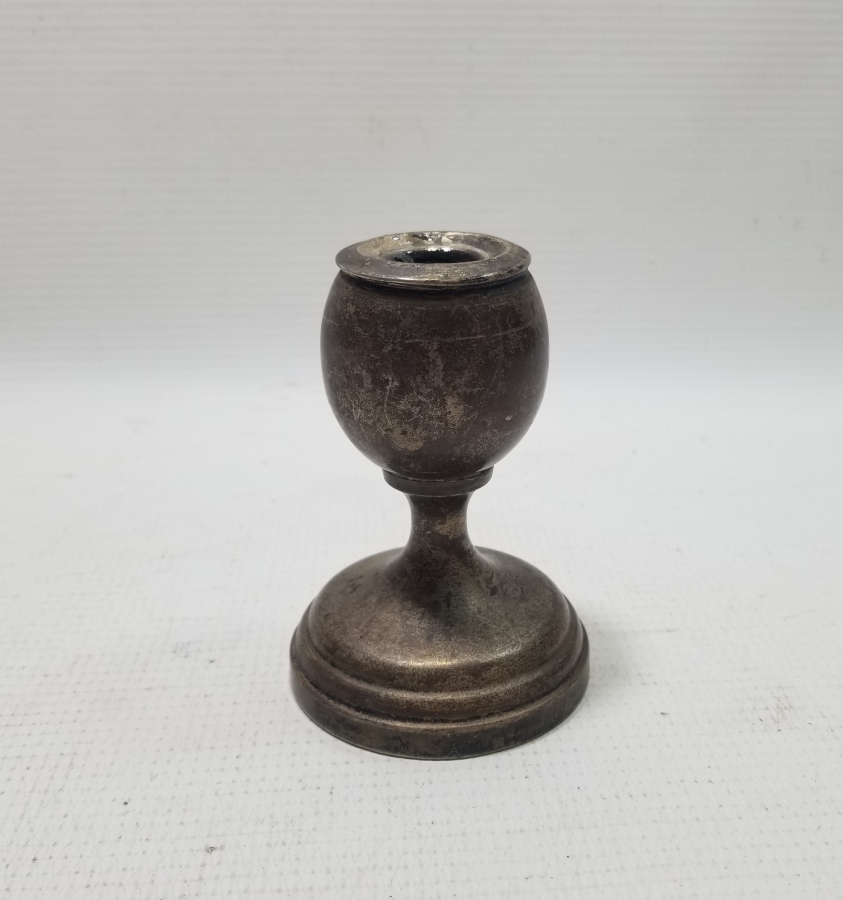 ANTİKA GÜMÜŞ AYAKLI MUMLUK