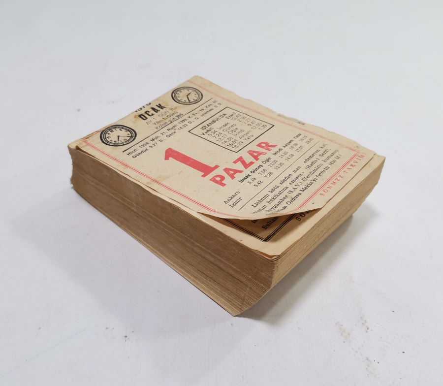 1978 TARİHLİ SAATLİ MAARİF TAKVİMİ