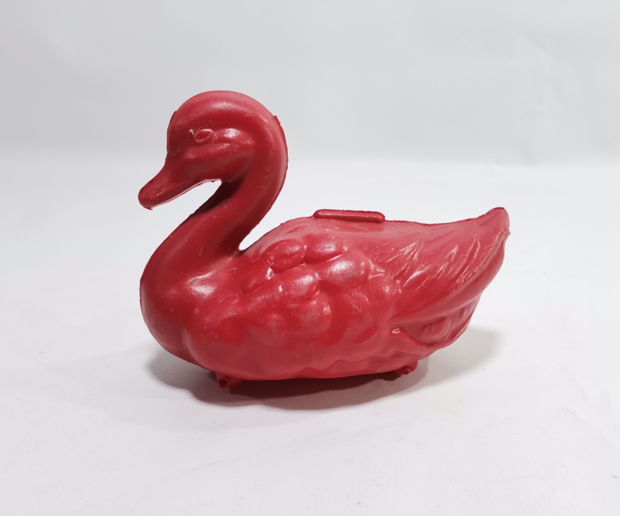 ANTİKA YERLİ YAPIM OYUNCAK ÖRDEK FİGÜRÜ