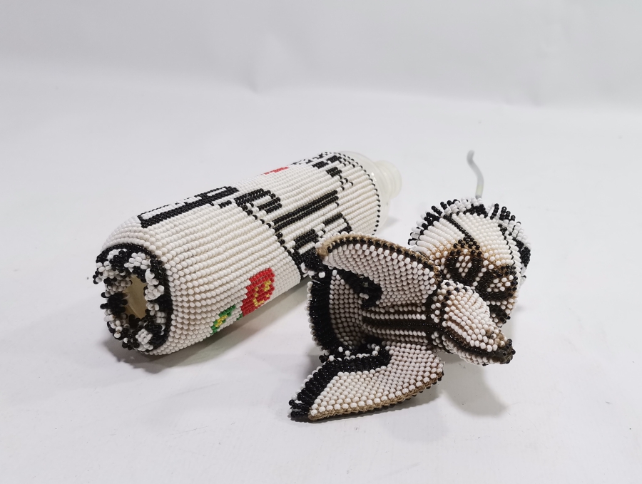 CEZAEVİ YAPIMI BONCUK İŞİ KUŞLU KOLONYALIK