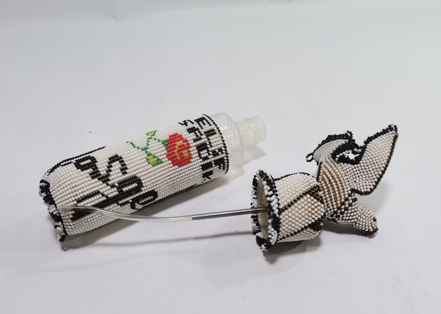 CEZAEVİ YAPIMI BONCUK İŞİ KUŞLU KOLONYALIK