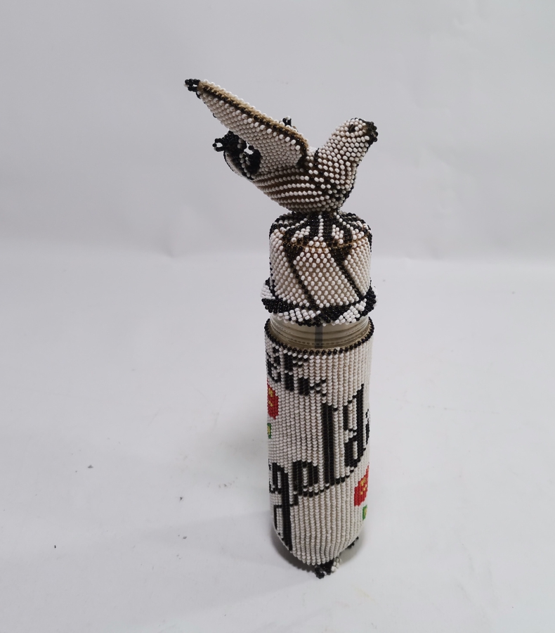 CEZAEVİ YAPIMI BONCUK İŞİ KUŞLU KOLONYALIK