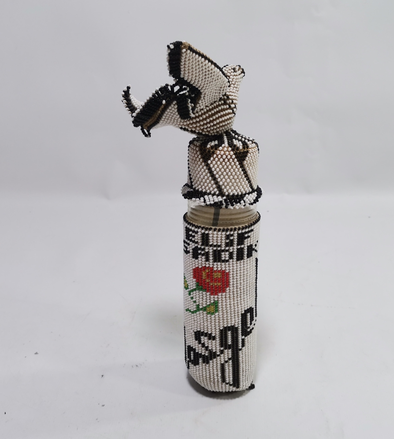 CEZAEVİ YAPIMI BONCUK İŞİ KUŞLU KOLONYALIK