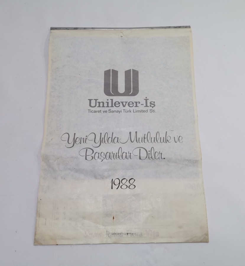 1988 TARİHLİ TAKVİM