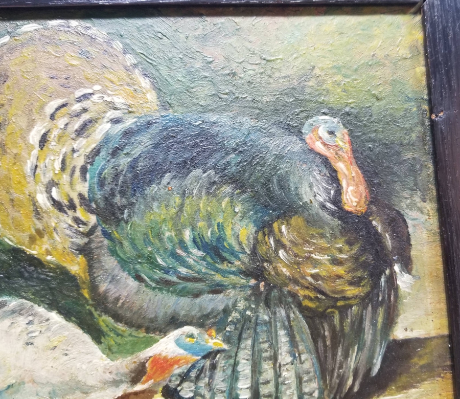 S.AKDAĞ İMZALI 1960 TARİHLİ TUVAL ÜZERİ YAĞLI BOYA TABLO