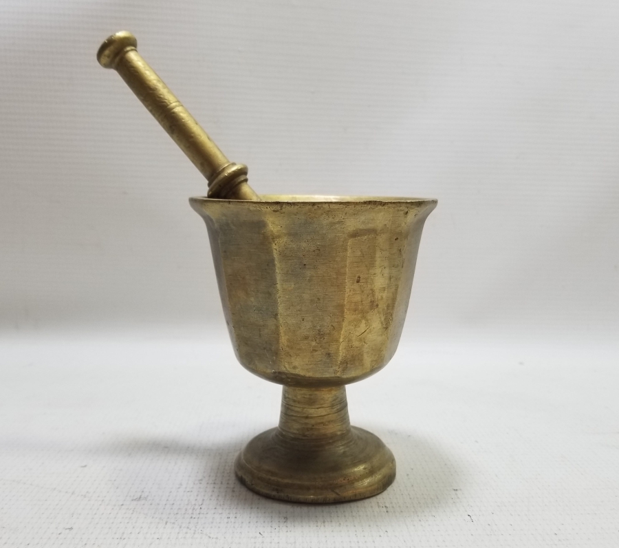 NADİR TİPTE ANTİKA PİRİNÇ HAVAN