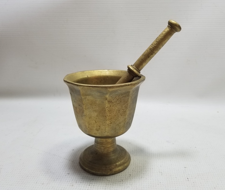 NADİR TİPTE ANTİKA PİRİNÇ HAVAN