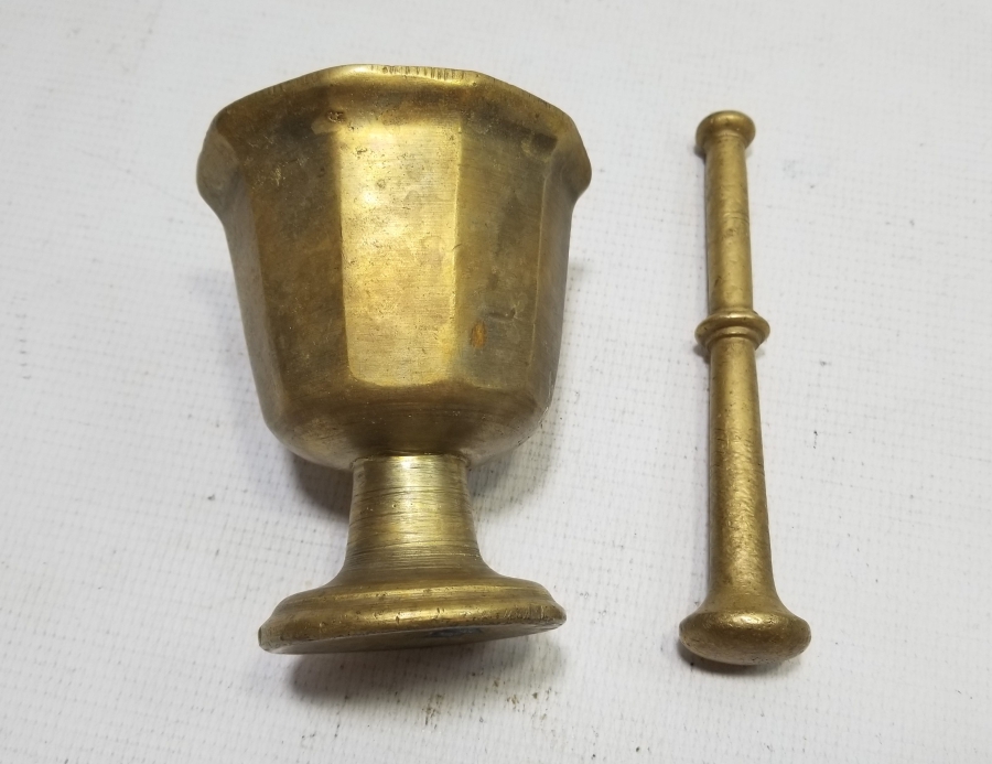 NADİR TİPTE ANTİKA PİRİNÇ HAVAN