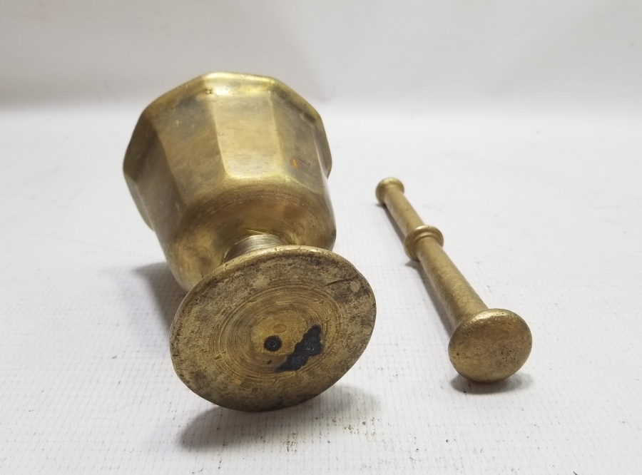 NADİR TİPTE ANTİKA PİRİNÇ HAVAN