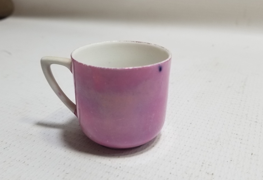 ÜZERİ EL BOYAMA VE ALTIN VERMEYLİ OSMANLI DÖNEMİ KAHVE FİNCANI