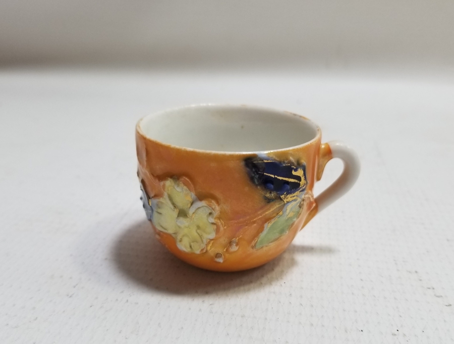 OSMANLI PAZARI İÇİN YAPILMIŞ ÜZERİ ALTIN VERMEYLİ FİNCAN